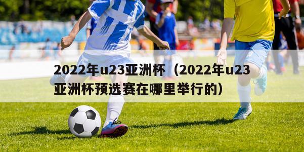 2022年u23亚洲杯（2022年u23亚洲杯预选赛在哪里举行的）