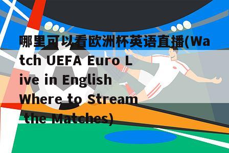 哪里可以看欧洲杯英语直播(Watch UEFA Euro Live in English Where to Stream the Matches)