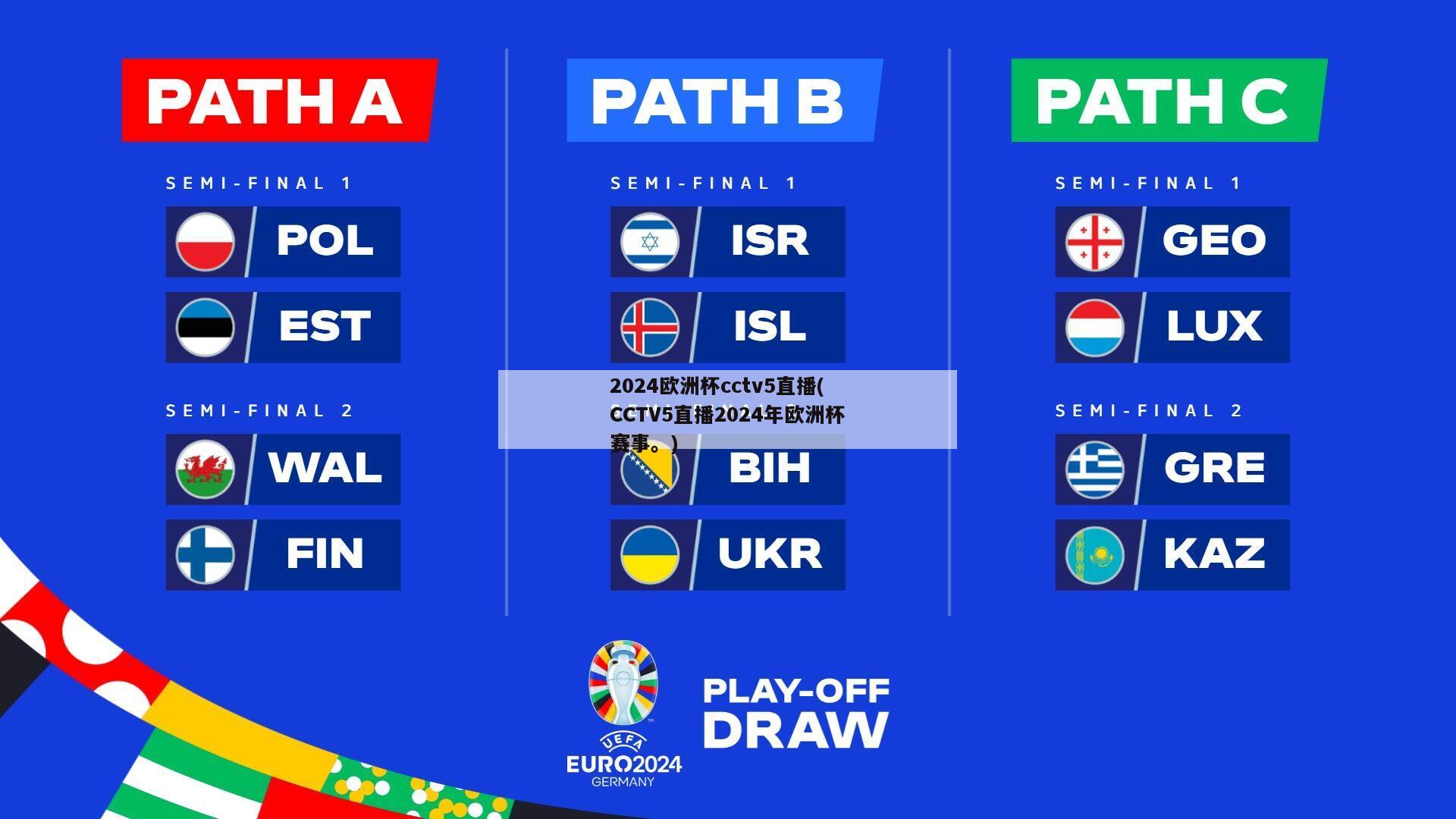 2024欧洲杯cctv5直播(CCTV5直播2024年欧洲杯赛事。)